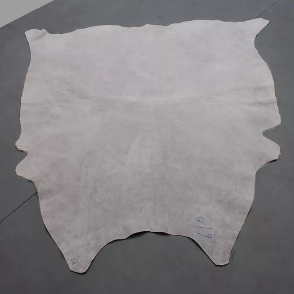 New Speckled Large Real Cowhide Area Rug (68"x 63") Cow Skin Leather - Picture 3 of 3